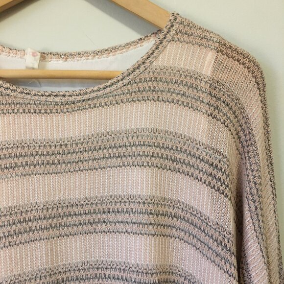 Key To My Heart Bilayer Striped Knit Wrap Back Top + Undertop U.S.A Made - Picture 5 of 15